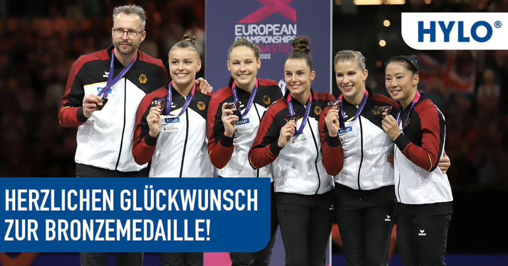 Damen Team Bronze European Championships München EM DTB Deutscher Turnerbund